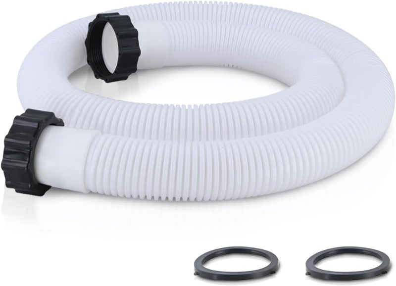 SoCiMa 1.5" Pool Pump Hose Compatible with Intex Pump Sand Filters & Saltwater Systems, 29060E Pool Hoses Fit for Coleman Above Ground Pools Parts 59" Long (1 Pack) - Image 1
